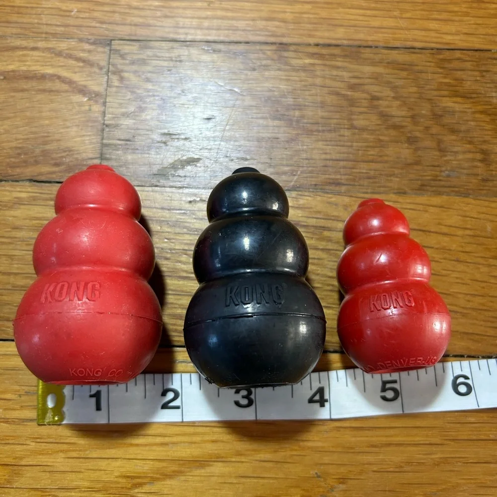 BOGO Kong Red Dog Toy with Durable Design and Engaging Bounce